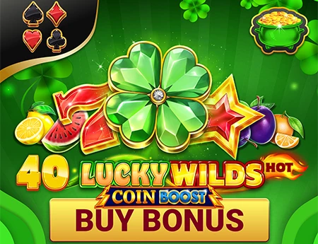 40 Lucky Wilds Hot Coin Boost